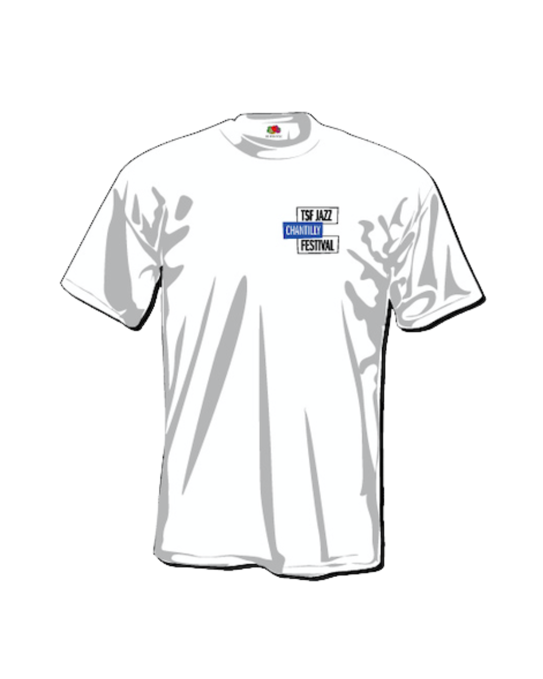 T shirt blanc TSFJAZZ CHANTILLY FESTIVAL